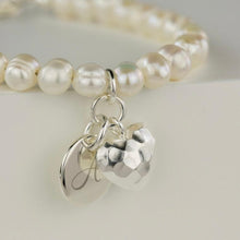 Load image into Gallery viewer, Freshwater Pearl Charm Bracelet - Silvary 
