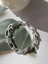 Load image into Gallery viewer, Textured Silver Bracelet - Silvary 
