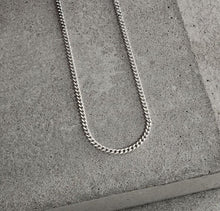 Load image into Gallery viewer, Sterling Silver Curb Chain Necklace - Silvary 
