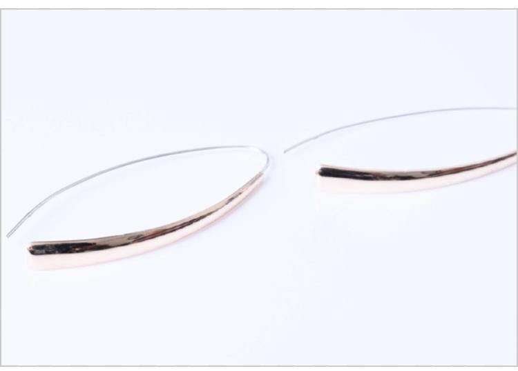 Silver & Rose Gold Loop Earrings