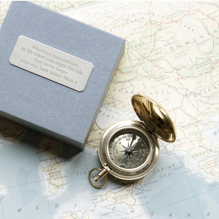 Pocket Compass - Personalised - Silvary 