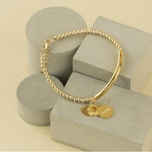 Load image into Gallery viewer, Handmade Gold Charm &amp; Pendant Bracelet - Silvary 

