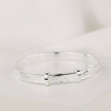 Load image into Gallery viewer, First Baby Bangle in Sterling Silver
