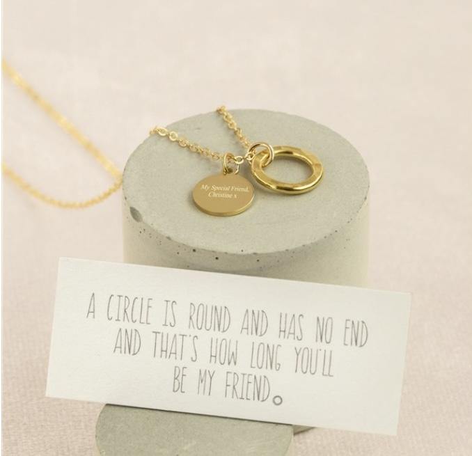 Gold Friendship Necklace - Silvary 