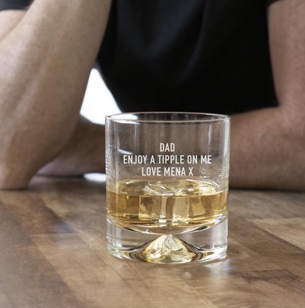 Personalised Crystal Dimple Whisky Tumbler - Silvary 