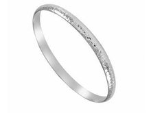 Load image into Gallery viewer, Sterling Silver Hammered Bangle - Silvary 
