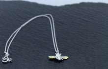 Load image into Gallery viewer, Honey Bee Pendant Gold Plated &amp; Silver
