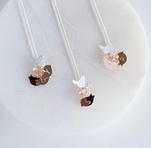 Load image into Gallery viewer, Sterling Silver Mother &amp; Baby Bird Necklace - Silvary 
