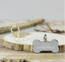 Load image into Gallery viewer, Dog Bone Shaped ID Tag - Silvary 
