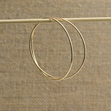 Load image into Gallery viewer, Large Gold Hoop Earrings
