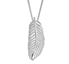 Load image into Gallery viewer, Silver Leaf Pendant Necklace - Silvary 
