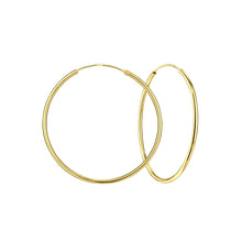 Load image into Gallery viewer, Large Gold Hoop Earrings - Silvary 
