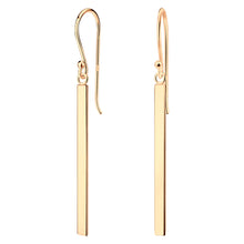 Load image into Gallery viewer, Rose Gold Bar Earrings - Silvary 
