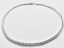 Load image into Gallery viewer, Silver 925 Omega Twisted Choker Necklace 
