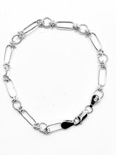 Load image into Gallery viewer, Sterling 925 Silver handcrafted paperclip  - Bracelets
