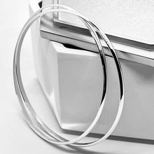 Load image into Gallery viewer, Sterling 925 Silver Interlocking Bangle - Bangles
