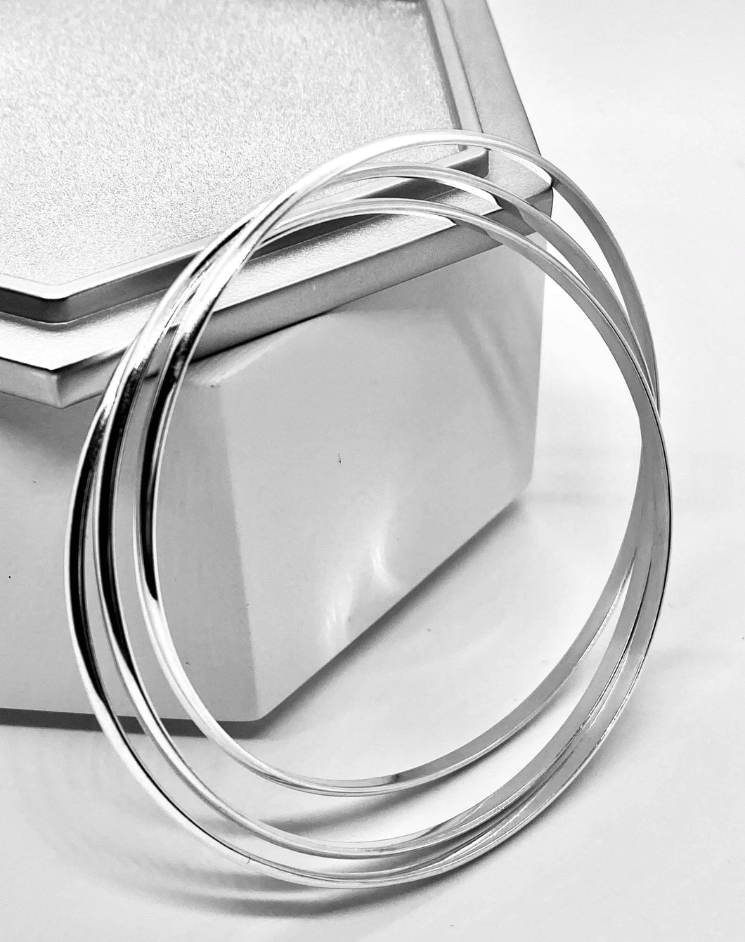 Sterling 925 Silver Russian Wedding Bangle - Bangles